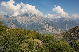 The mountains in summer